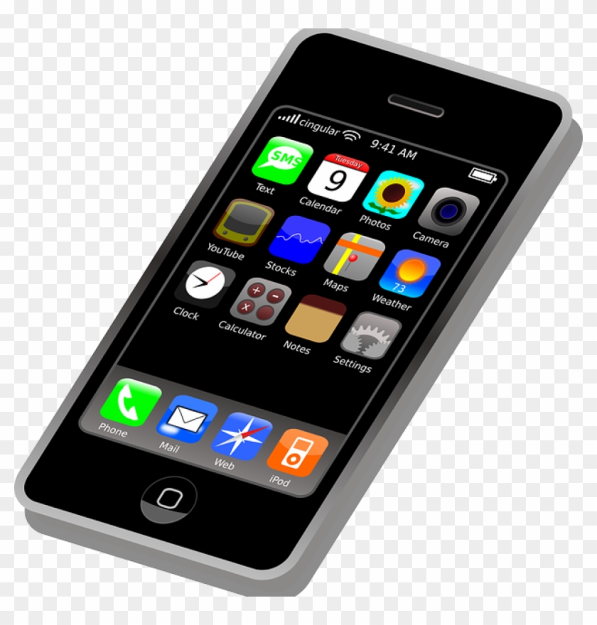 Cell Phone Clipart Cell Phone Public Domain The Most - Cell Phone Clipart #1012943