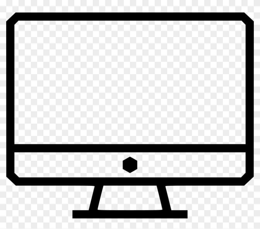Screen Monitor Imac Computer Display Desktop Pc Comments - Computer Icon Vector Png #1012986