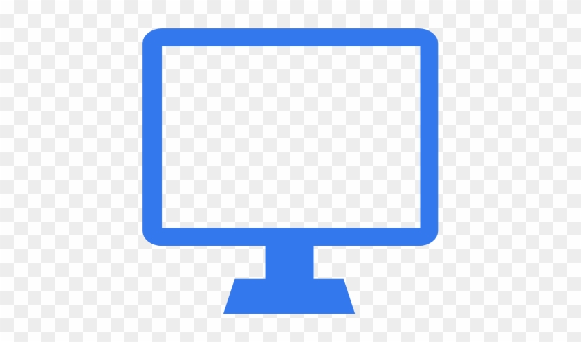 Pixel - Computer Icon Blue Png #1012998