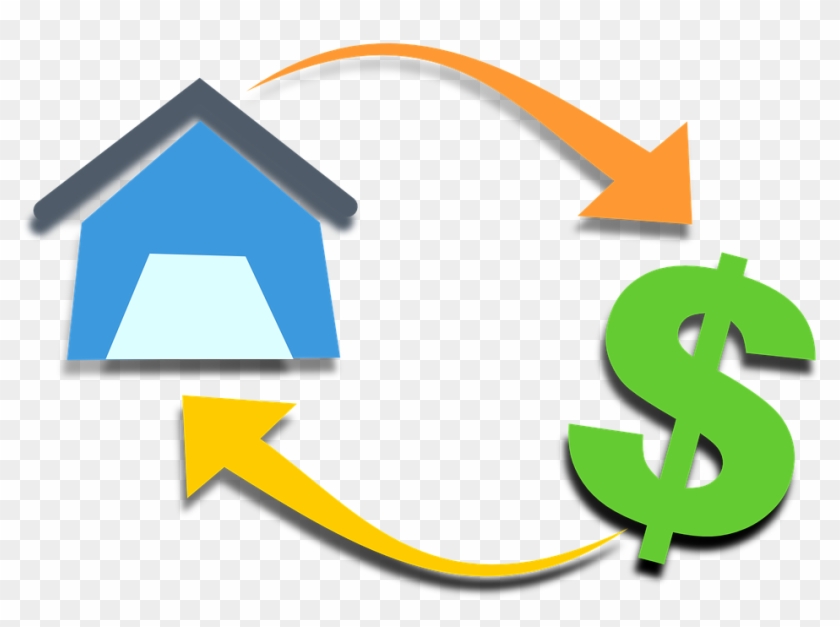 Student Loan Paid Clipart - Dollar And House Scales Icon #1013033