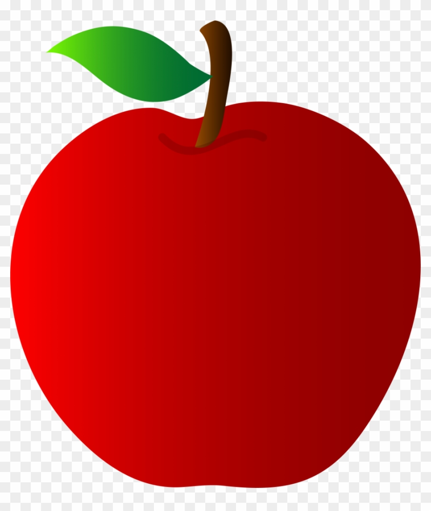 Elma Clipart - Red Apple Clip Art #1013056