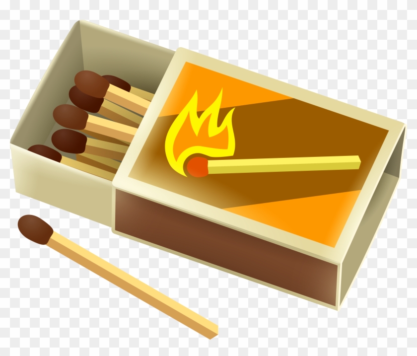 Matchbox Illustration - Cartoon Matches - Cartoon Match Box Png #1013111