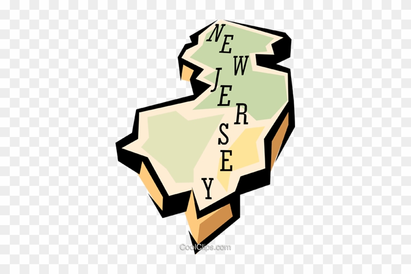 New Jersey Map Clipart - State Of New Jersey Clipart #1013118