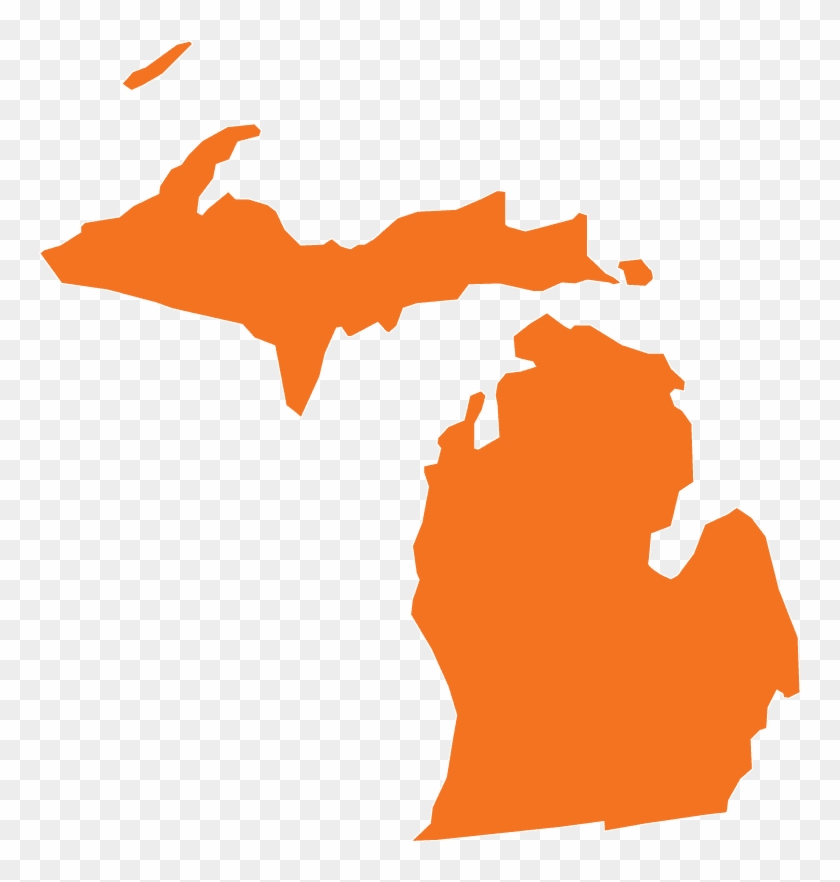 Ohio State Michigan Clipart - Michigan Counties 2016 Election #1013125