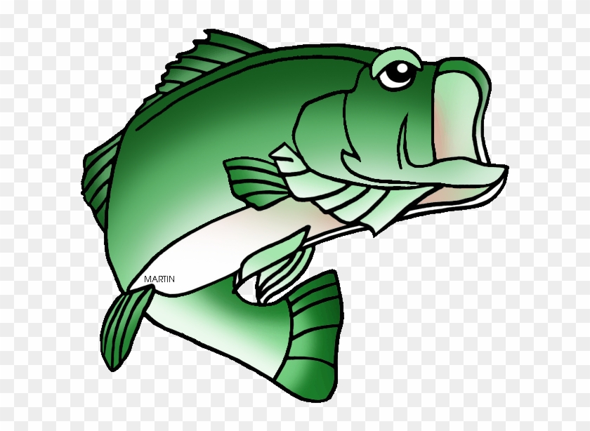 Tennessee State Sports Fish - Sea Bass Clip Art #1013134