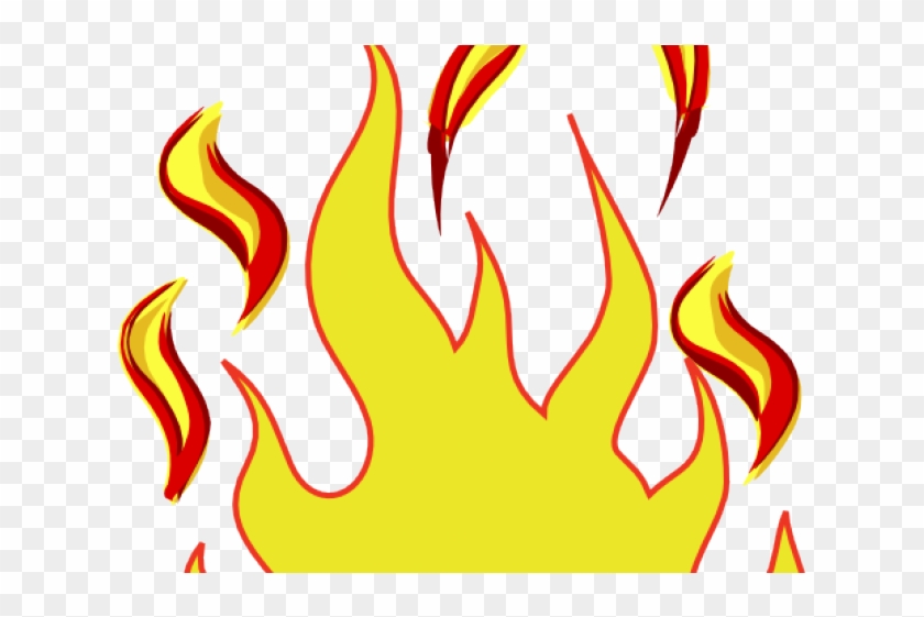 Flames Clipart Grill Flame - Flames Clip Art #1013152