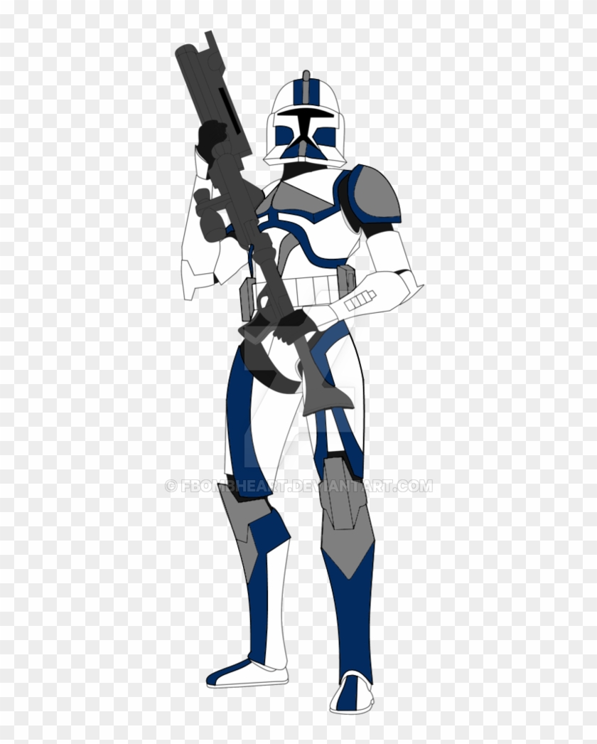 241st Legion Clone Trooper By Fbombheart On Deviantart - Clone Trooper #1013254