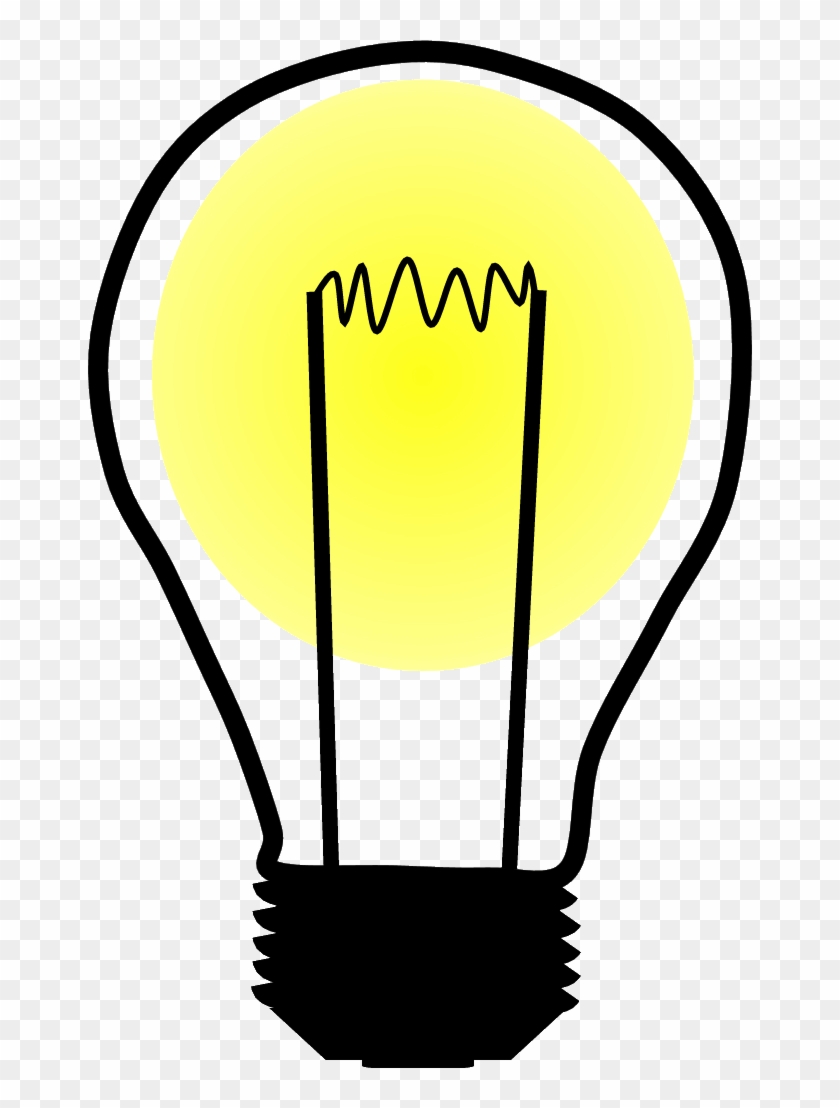 Drawn Light Bulb Transparent - Light Bulb Drawing Transparent #1013262