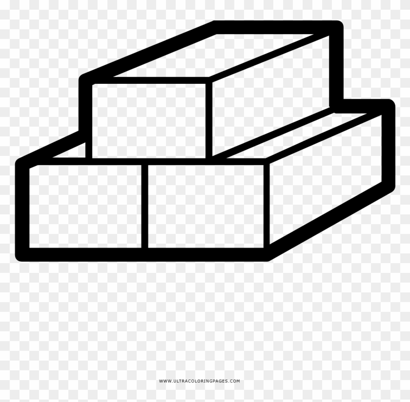 Bricks Coloring Page - Dibujo De Ladrillo Para Colorear #1013267