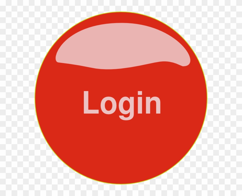 Login Button Svg Clip Arts 600 X 600 Px - Login Circle Button #1013295
