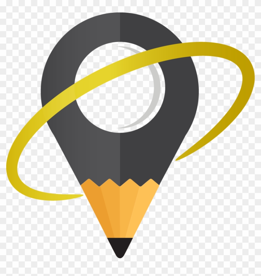 Vector Logo Map Pencil - Logo Lapiz #1013323