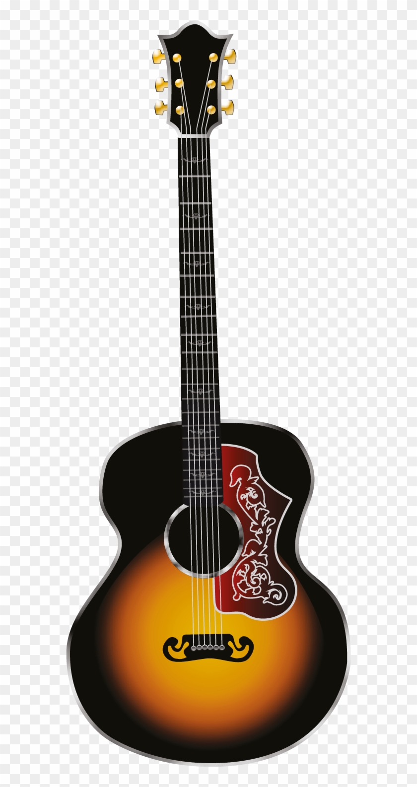 Guitar Png Images - Gibson Acoustic Guitar #1013330