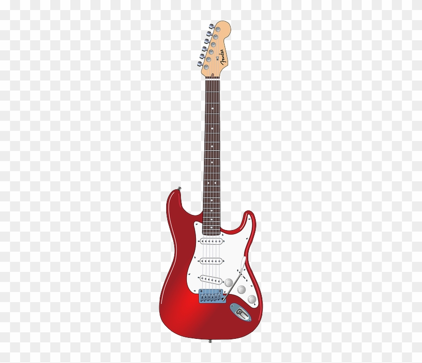 Cartoon Guitar Pictures - Fender Stratocaster Png #1013342
