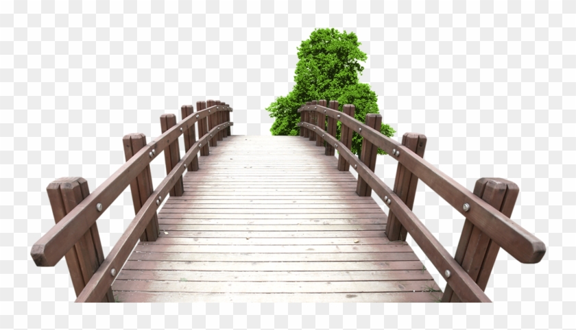 Photofiltre Gratis Clip Art - Wooden Bridge Png #1013358