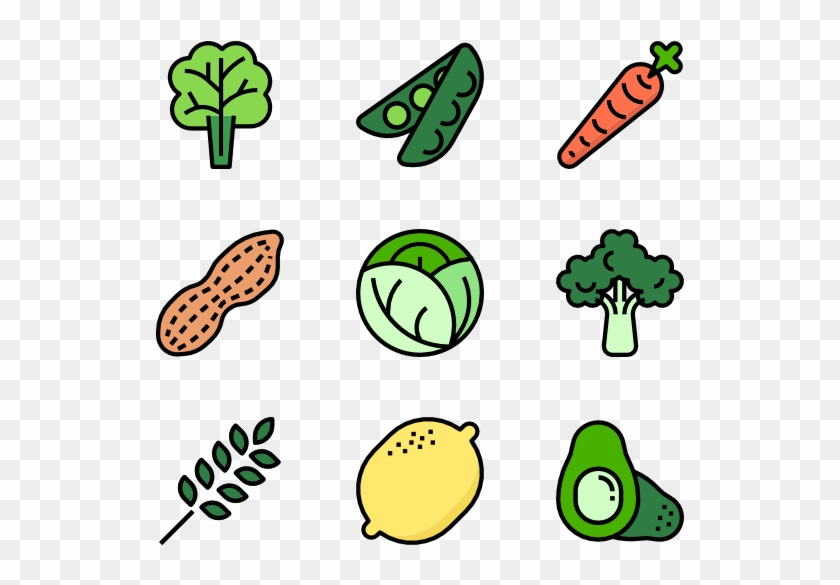 Fruits And Vegetables - Vegetable Cartoon Png #1013368