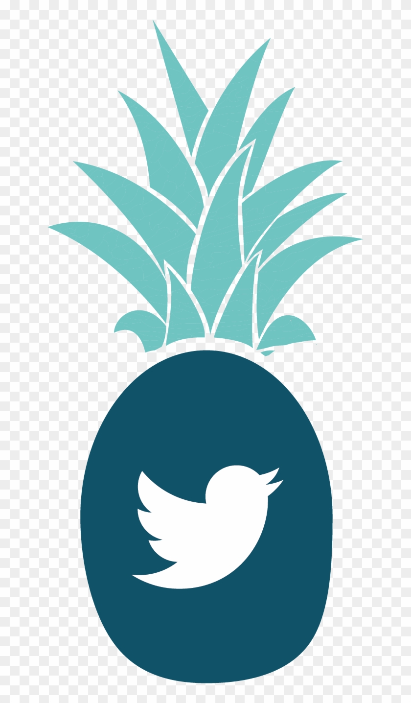 Pineapple Black And White Vector #1013372