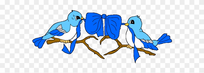 Love Birds Clipart Animation - Two Love Birds Gif #1013410