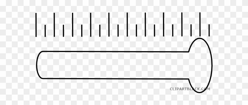 Thermometer Outline Tools Free Black White Clipart - Blank Thermometer Clip Art #1013412