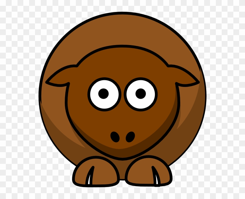 Chocolate Browns Svg Clip Arts 576 X 600 Px - Cartoon Goat #1013416