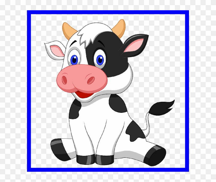 Shocking Collection Of Cow Clipart Transparent Background - Cute Cow Cartoon #1013462