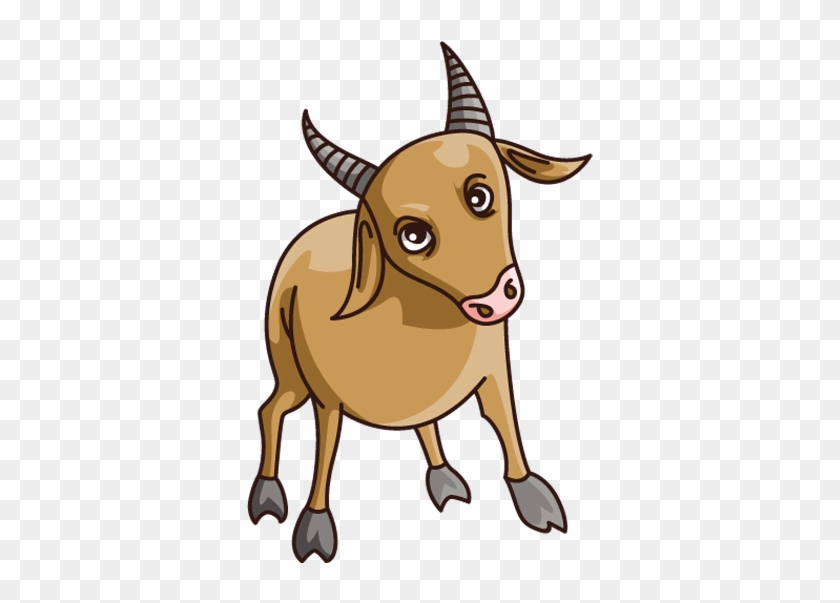 Sports Background Download - Cute Cartoon Clip Art Goat #1013465