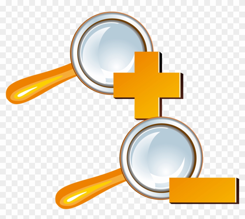 Magnifying Glass Plus And Minus Signs Adobe Illustrator - Portable Network Graphics #1013559