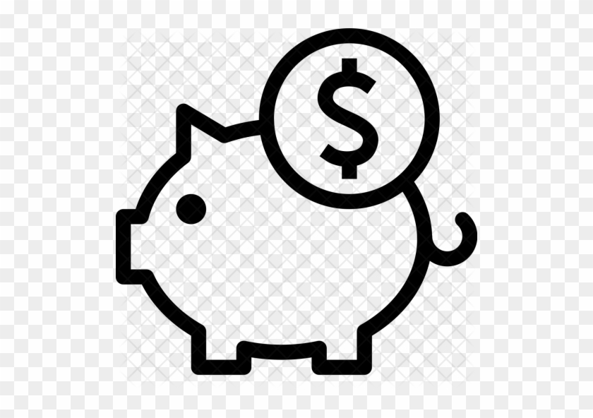 Finance, Piggy, Bank, Pig, Saving, Money Icon - Dollar Sign Clipart Circle #1013585
