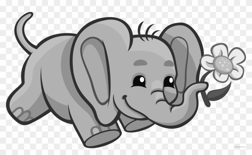 Wonderful Elephant Animal Free Black White Clipart - Wonderful Elephant Animal Free Black White Clipart #1013662