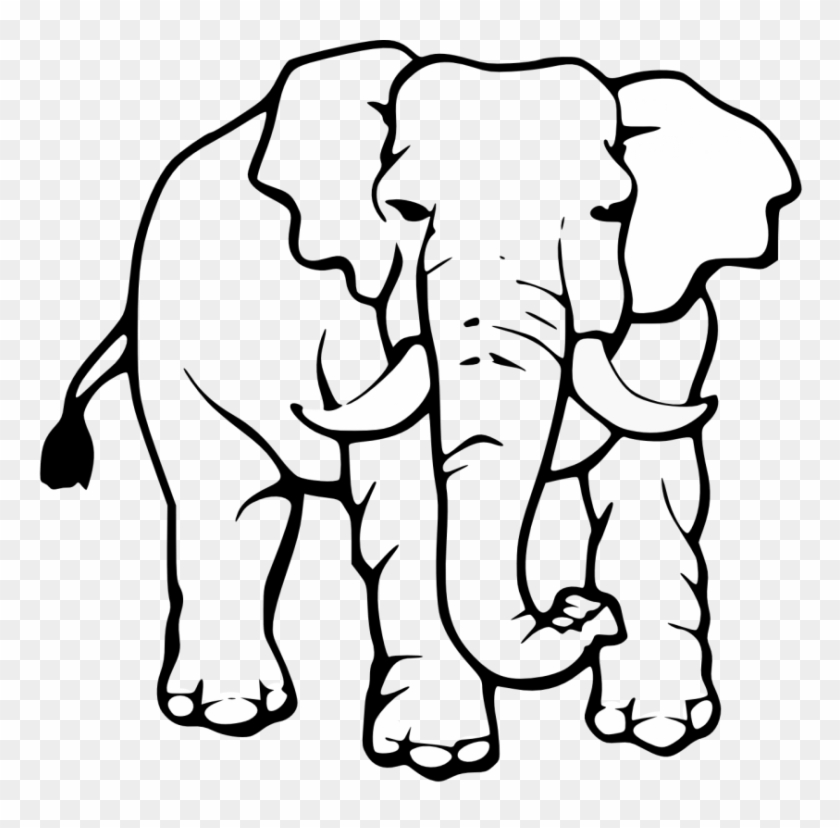 Free Elephant Clipart Black And White Elephant Clipart - Black And White Elephant #1013665