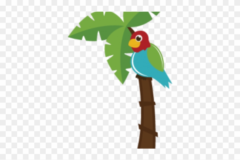 Palm Tree Clipart Parrot - Clip Art #1013723