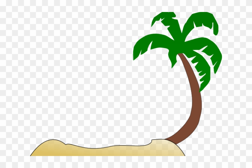 Palm Tree Clipart Tropical Tree - Beach Island Clip Art #1013725