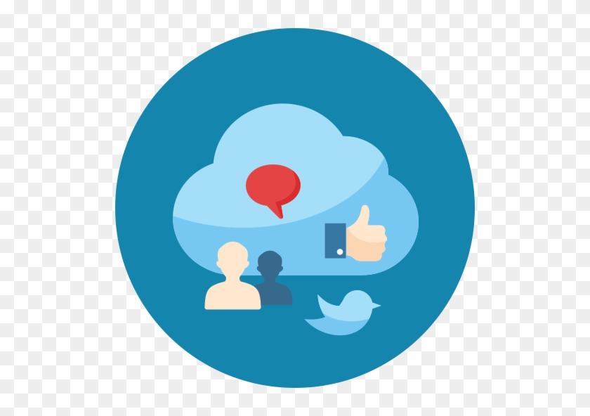 Bubble Seo & Internet Marketing - Social Media Users Icon #1013734