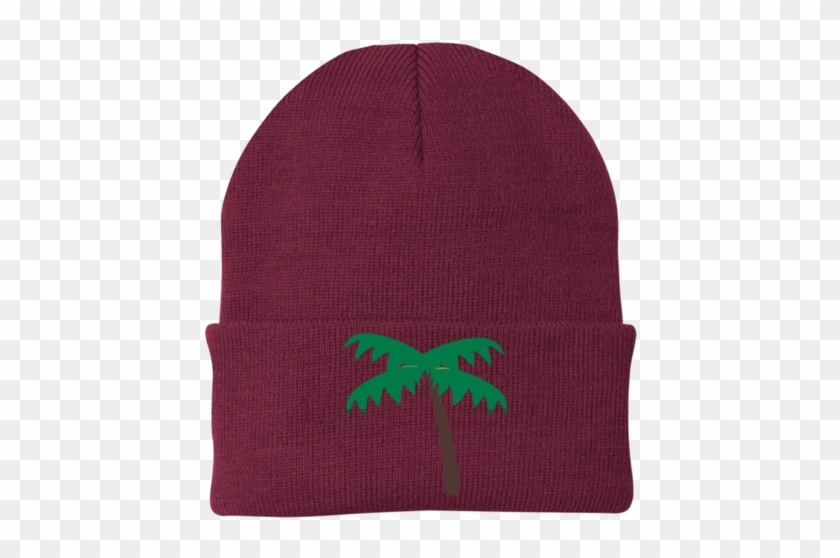 Palm Tree Emoji Cp90 Port Authority Knit Cap - Beanie #1013808