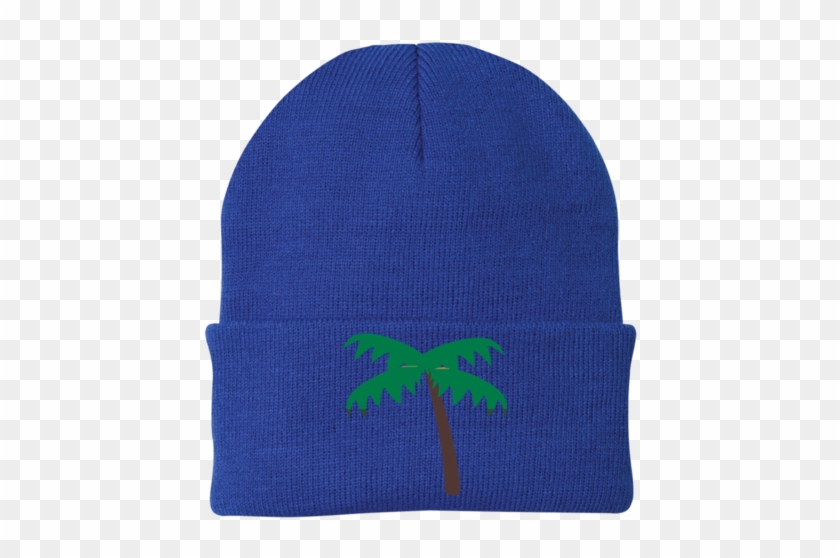Palm Tree Emoji Cp90 Port Authority Knit Cap - Beanie #1013812