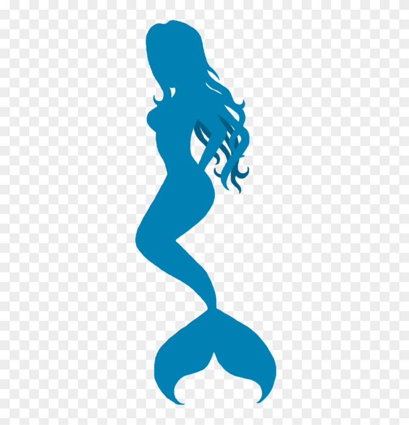 Mermaid Tail Silhouette - Mermaid Tail Clip Art Png #1013830