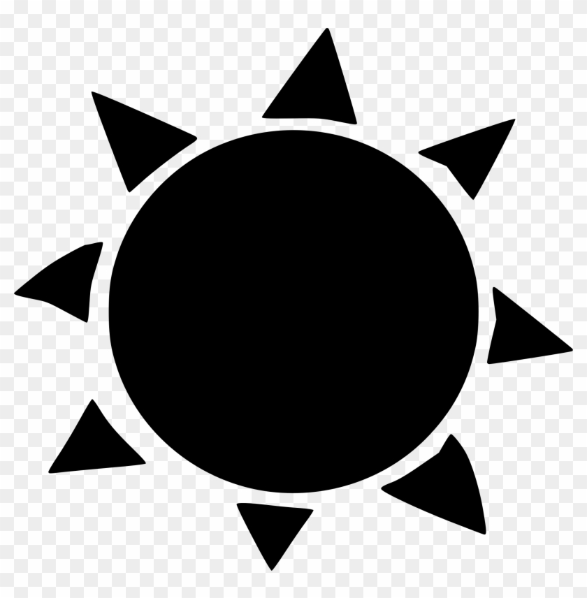 Big Image - Gif Icon Sun Black #1013877