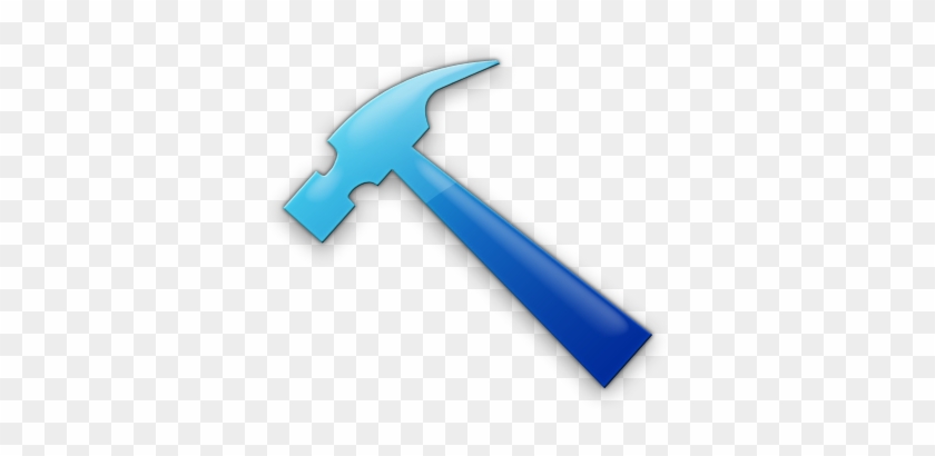 Hammer Clip Art Icon - Blue Hammer Icon #1013912