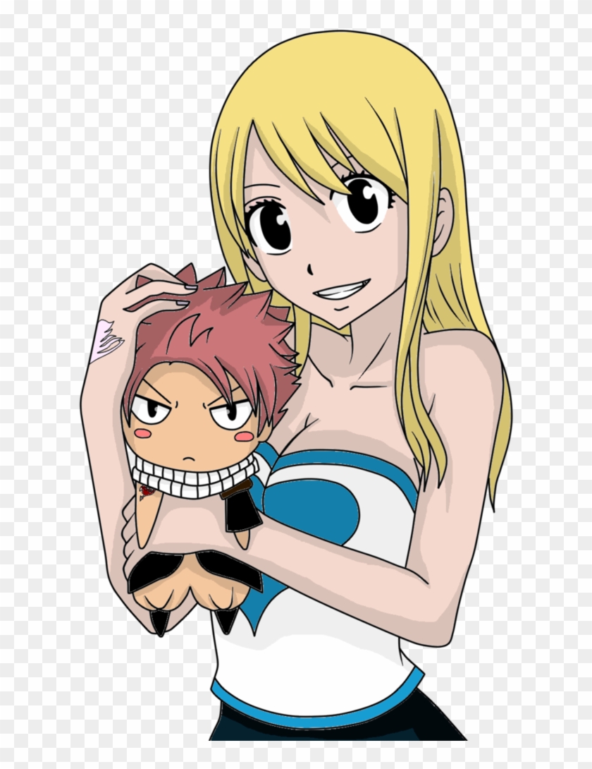 Lucy And Natsu By Bleach-fairy - Cartoon #1013945