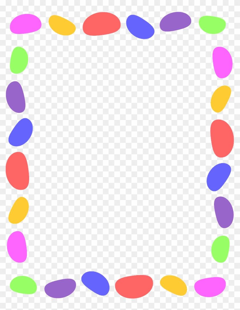 Jelly Bean Clipart Border - Jelly Bean Border Clip Art #1013993