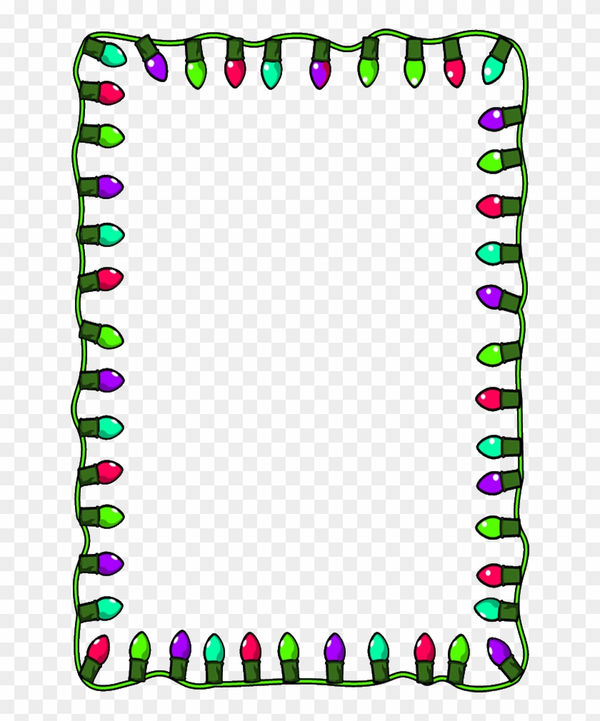 Christmas Lights Free Christmas Borders Clip Art Image Christmas