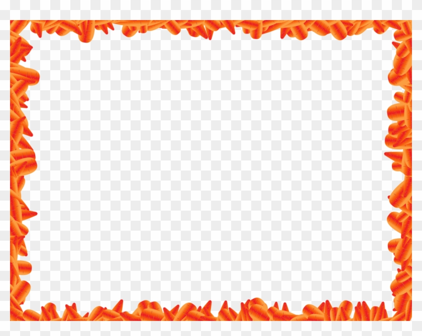 Carrot Clipart Frame - Funny Frame Png #1014007