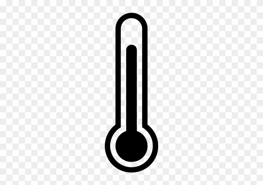 Thermometer With High Temperature Free Icon - Temperature Logo Png #1014068