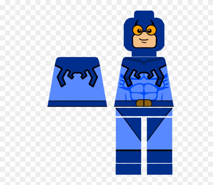 Blue Beetle Ted Kord By Evilutione5150 - Lego Blue Beetle Ted Kord #1014125