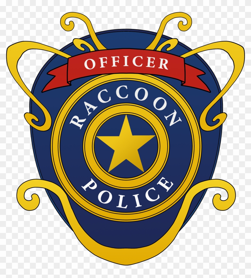 Racoon Police Department Badge By Ploterka Racoon Police - Illustration #1014202