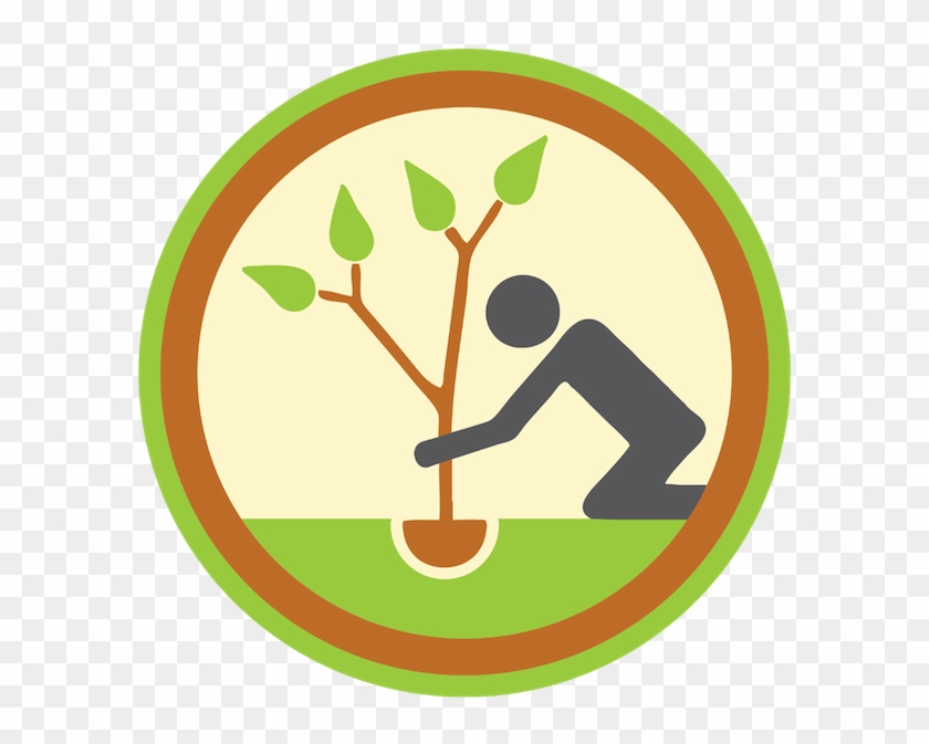 Badge Clipart Png - Plant Trees Clip Art Png #1014205