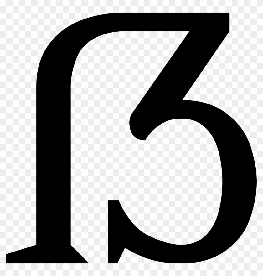 German Capital Sharp S - Dobbelt S Tysk #1014234