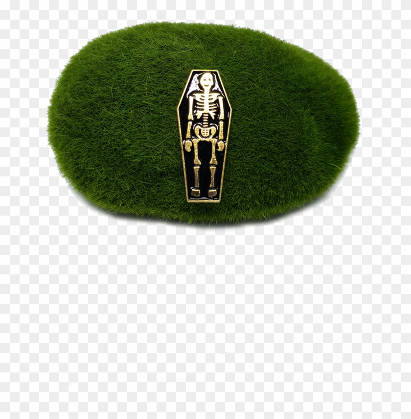 Skeleton In Coffin Enamel Pin - Emblem #1014270