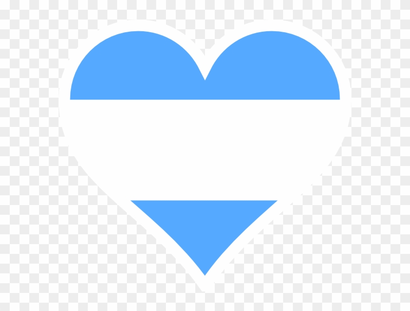 Argentina Clipart Heart - Clip Art #1014304