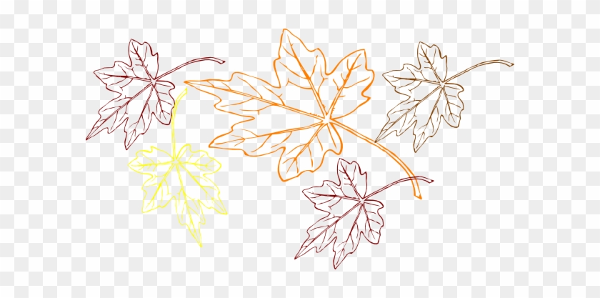 Clip Art Family Tree Outline Download - Fall Leaves Outline Png #1014477