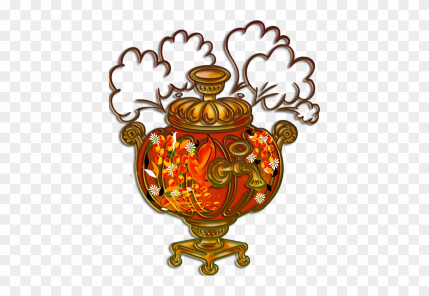 Самовар рисунок пнг